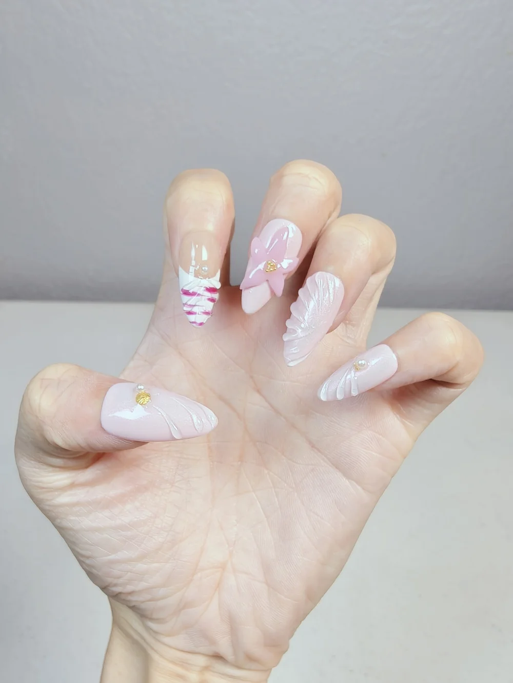 Handmade beautiful pastel